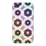 Rainbow Alien Eye Fractal Art Pattern iPhone 4/4S Covers