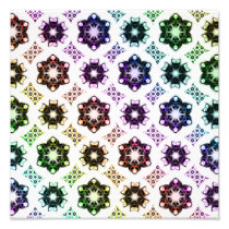 Rainbow Alien Eye Fractal Art Pattern Photograph