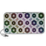 Rainbow Alien Eye Fractal Art Pattern speakers
