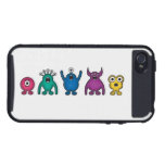 Rainbow Alien Monsters Cover For iPhone 4