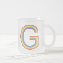 Rainbow Alphabet G Mug
