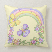 Rainbow and Butterflies pillows