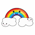 rainbow and cloud pals photo sculptures