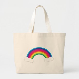 Rainbow and Clouds Bag