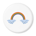 Rainbow And Clouds magnets