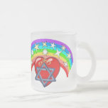 Rainbow and Jewish Stars Mug