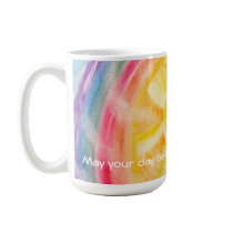 Rainbow and Sun Wishes Mug mugs