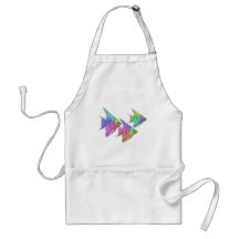 Rainbow Angel Fish Aprons
