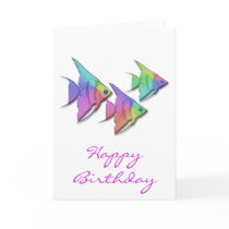 Rainbow Angel Fish Cards