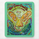Rainbow Angel What Cancer Cannot Do Mousepad