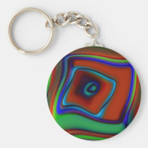 Rainbow Askew Keychain