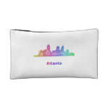 Rainbow Atlanta skyline Cosmetic Bag