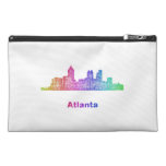 Rainbow Atlanta skyline Travel Accessories Bags