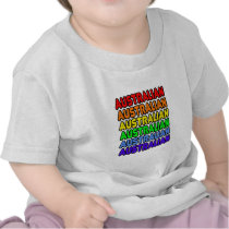 Rainbow Australian t-shirts