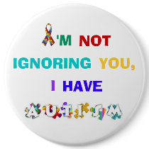 Rainbow Autism Awareness Button by kokobaby Rainbow Autism Awareness Button
