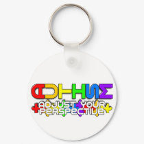 Rainbow Autism Puzzle keychains by wolfmama Rainbow Autism Puzzle keychains