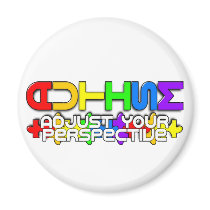 Rainbow Autism Puzzle magnets by wolfmama Rainbow Autism Puzzle magnets