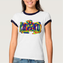 Rainbow Autism Puzzle t-shirts