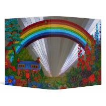 Rainbow Avery Binder by Paper_Products Rainbow Avery Binder