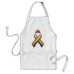 Rainbow Awareness Ribbon Apron
