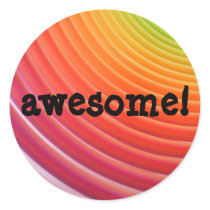 Rainbow awesome sticker sheet stickers