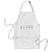 Rainbow Ballerinas Aprons