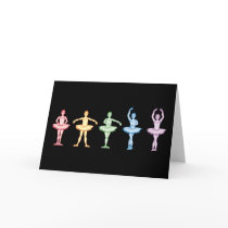 Rainbow Ballerinas Cards