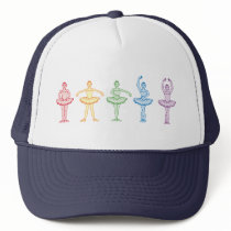 Rainbow Ballerinas Mesh Hats