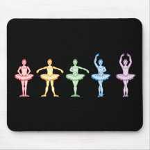 Rainbow Ballerinas Mousepads