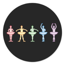 Rainbow Ballerinas stickers by rainbowthree Rainbow Ballerinas stickers