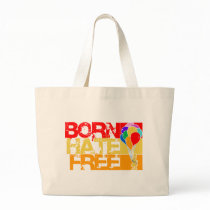 rainbow balloons. born hate free. bags by asyrum rainbow balloons. born hate free. bags