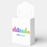 Rainbow Baltimore skyline Favor Box