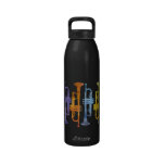 Rainbow Band of Trumpets Drinking Bottle