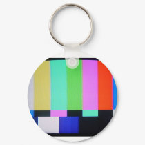 Rainbow bars TV keychain by Diazr09 Rainbow bars TV keychain