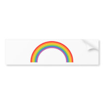 Rainbow-Basic bumper stickers