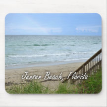 Rainbow Beach Steps Jensen Beach Florida Mouse Pad