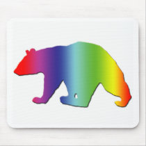 Rainbow Bear mousepads