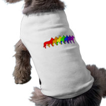 Rainbow Beauceron Doggie T Shirt
