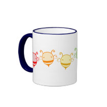 Rainbow Bee Coffee Mug