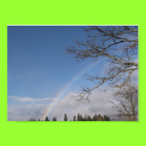 Rainbow Beyond the Oak tree Poster posters by shawke123 Rainbow Beyond the Oak tree Poster posters