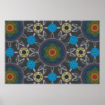 Rainbow Bicycle Mandala Array