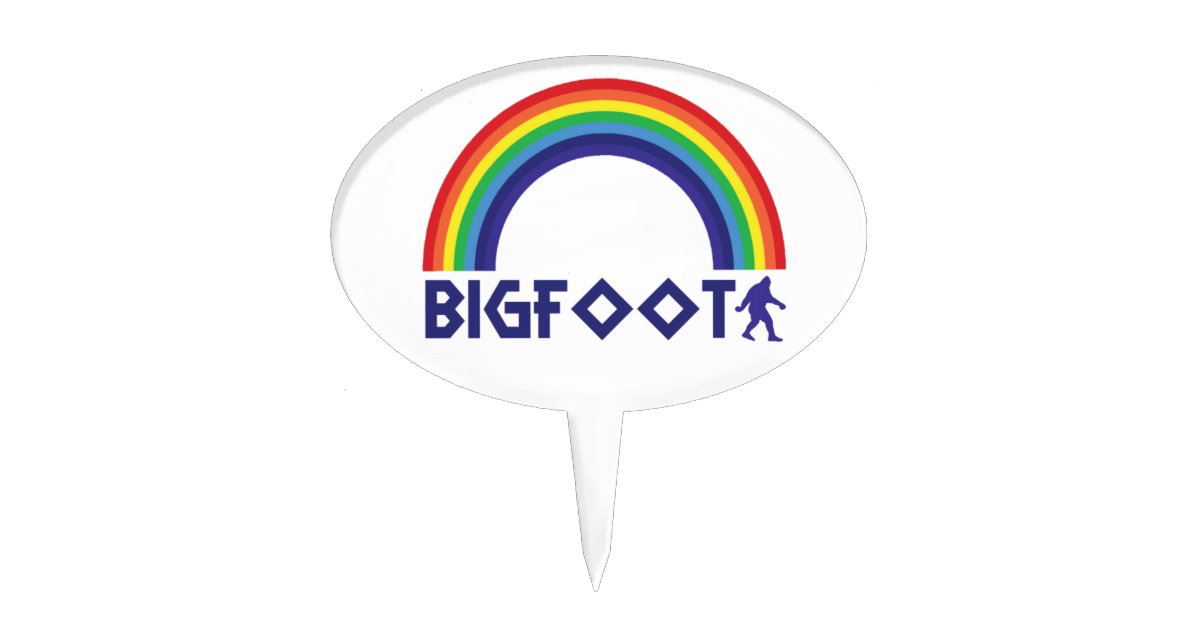 Bigfoot Cake Topper Bigfoot Cake Topper