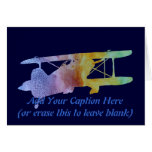 Rainbow Biplane cards