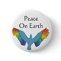 Rainbow Bird buttons