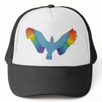 Rainbow Bird hats