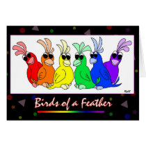 Rainbow Birds cards