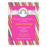 Rainbow Birthday Party Invitations