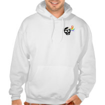 Rainbow Black Skull 2-Sided Hoodies