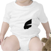 Rainbow Black Skull 2-Sided Infant Creeper