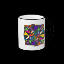 Rainbow Blossom Mug mugs